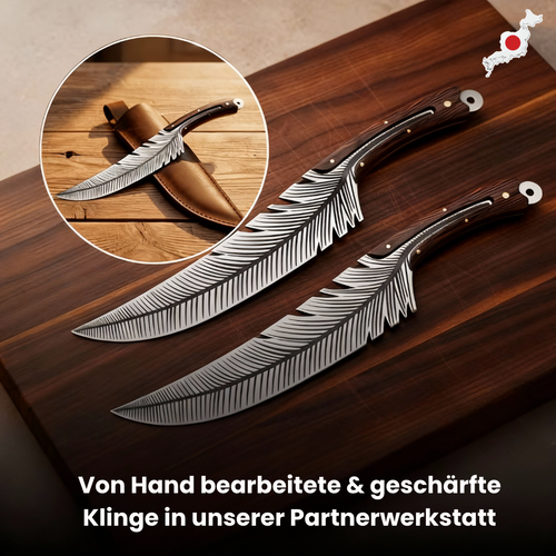 Geschmiedetes „Plume“-Messer – Vielseitige Chefklinge