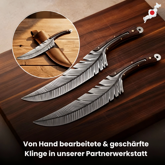 Geschmiedetes „Plume“-Messer – Vielseitige Chefklinge