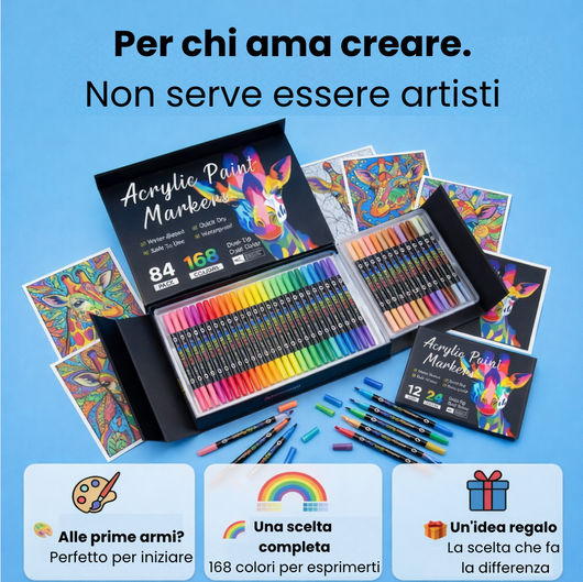 AcryliPop – Pennarelli acrilici per risultati perfetti