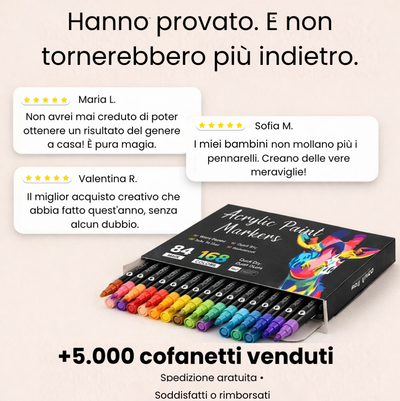 AcryliPop – Pennarelli acrilici per risultati perfetti