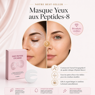 Masque Révélateur de Regard™ — 3 zones traitées. Résultats en 30 minutes.